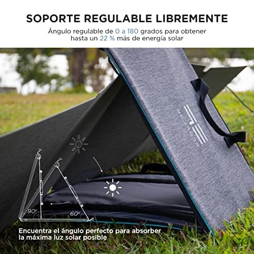 EF ECOFLOW 110W Portable Solar Panel, Foldable with Carry Case, High 23% Effi…
