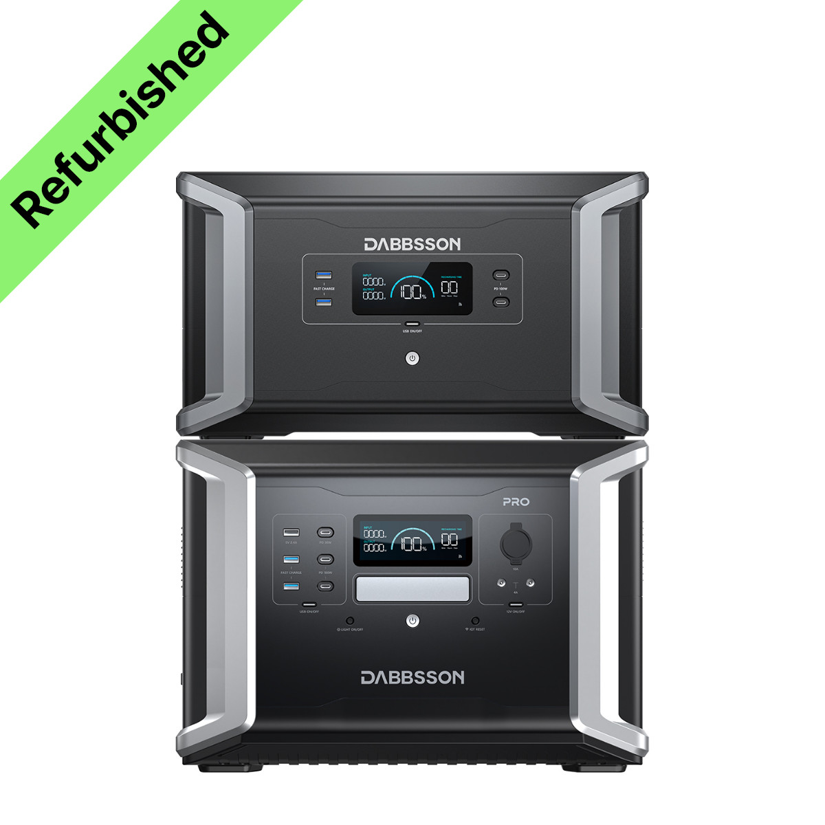 Dabbsson 2400W 3532Wh Power Station with Expandable Battery Home Camping Backup