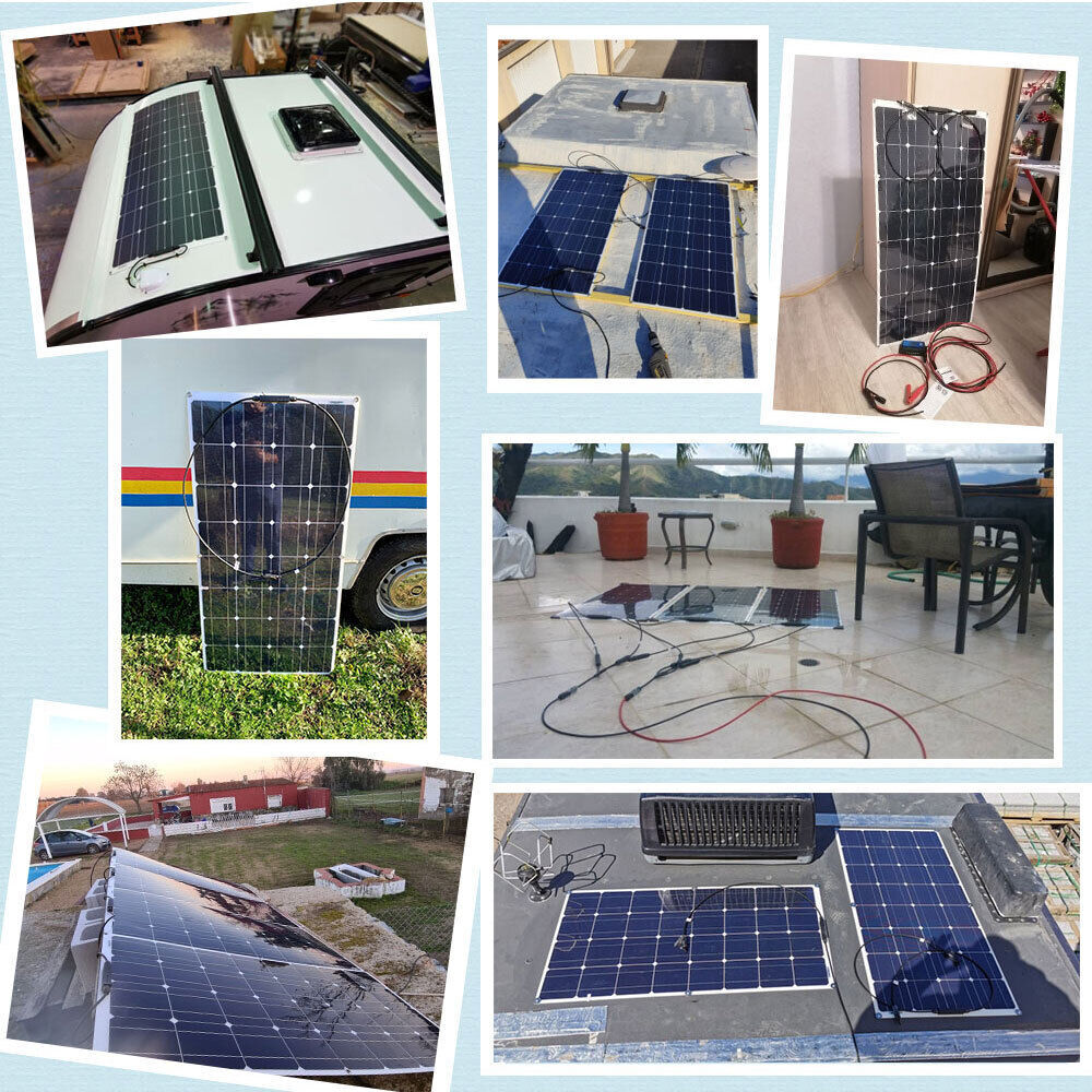 900 Watt Mono Solar Panel Kit 12V RV Camping Marine Home off-grid Battery Charge