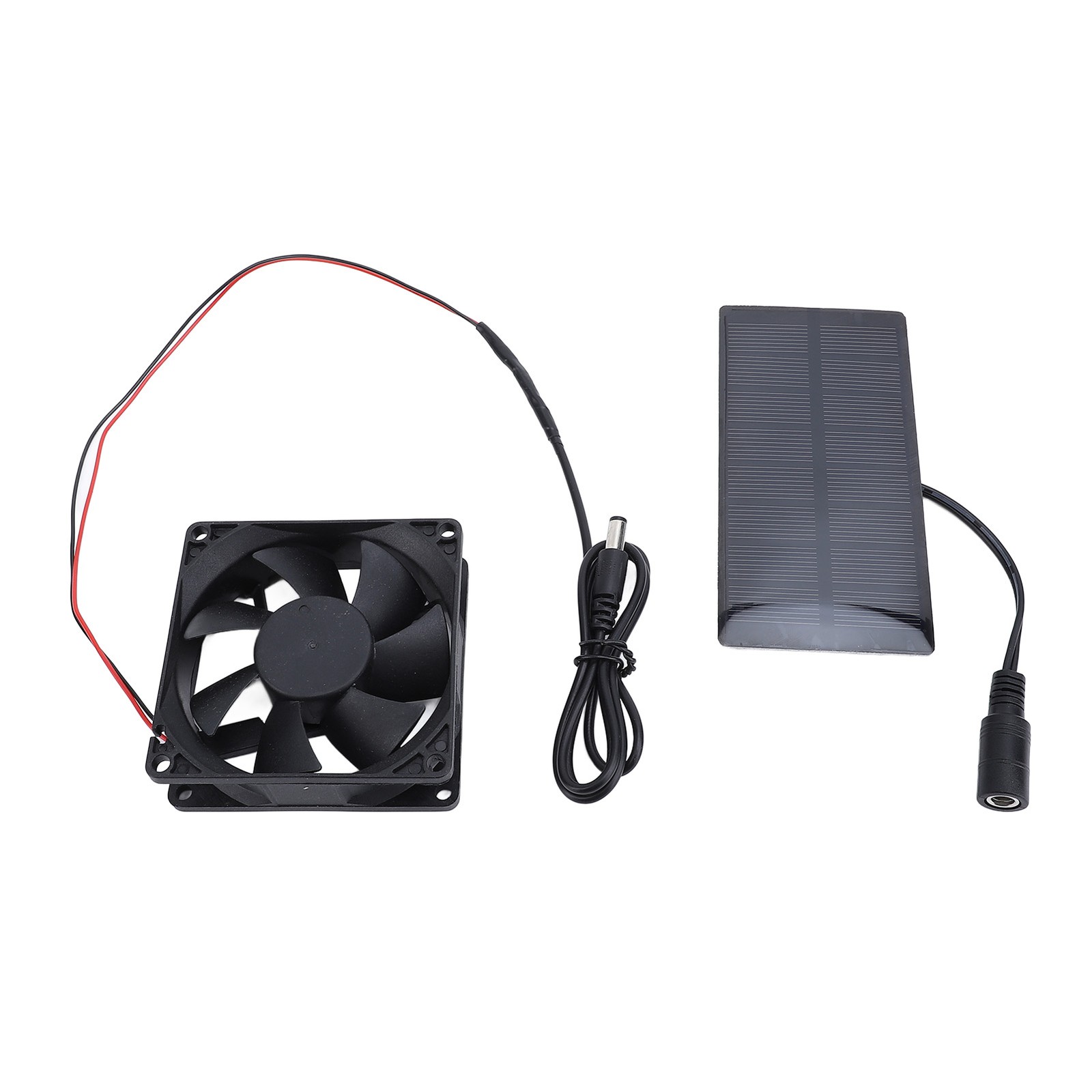 0.8W 4V Solar Panel Fan Kit Efficient Cooling For Greenhouses Easy To Use