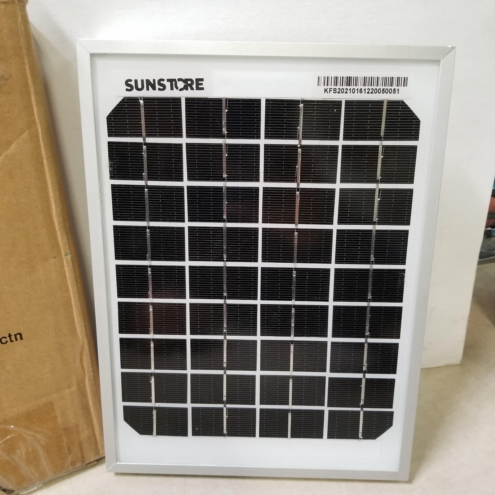 Sun Store Monocrystalline Solar Panel 54 SES-5W/12V M005-12V