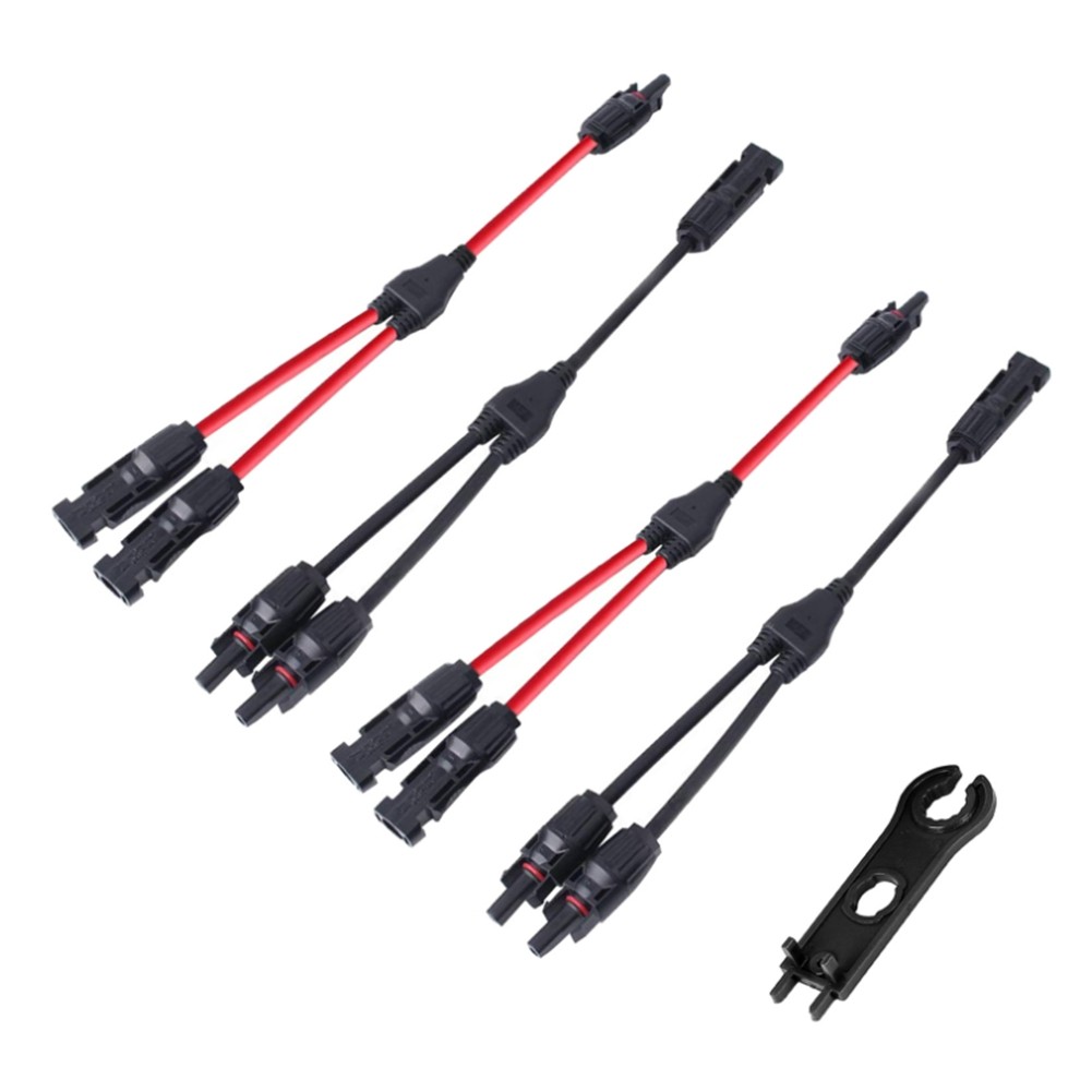 Y Branch Plug 1 to 2 Parallel Connection Solar Connector Photovoltaic Panel3060