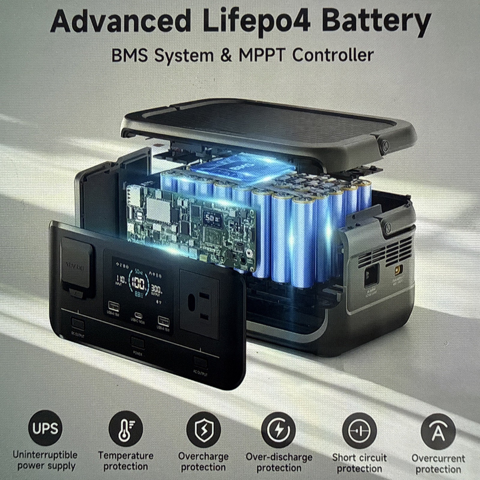 ALLPOWERS VOLIX P300 Portable Power Station 300W 256Wh LiFePO4 Solar Generator
