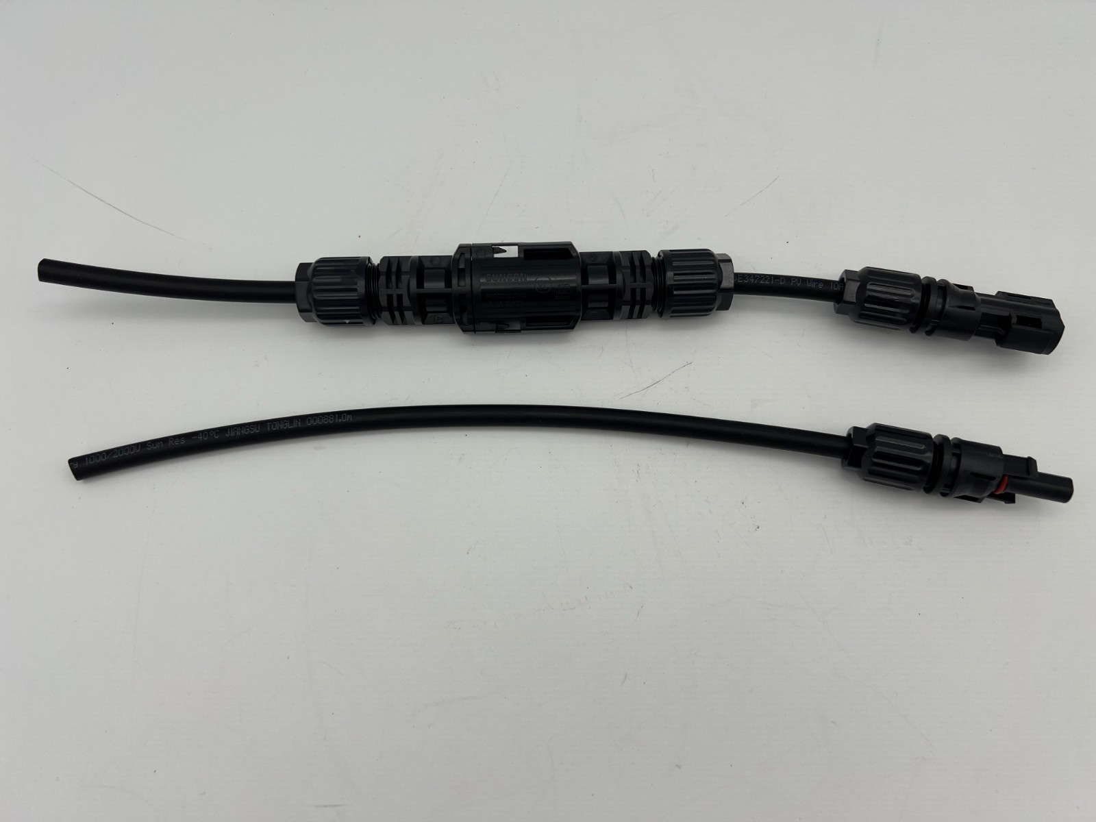 Pair 10AWG or 12AWG with in-line fuse 1000v 15A PV extension cable PT UL listed