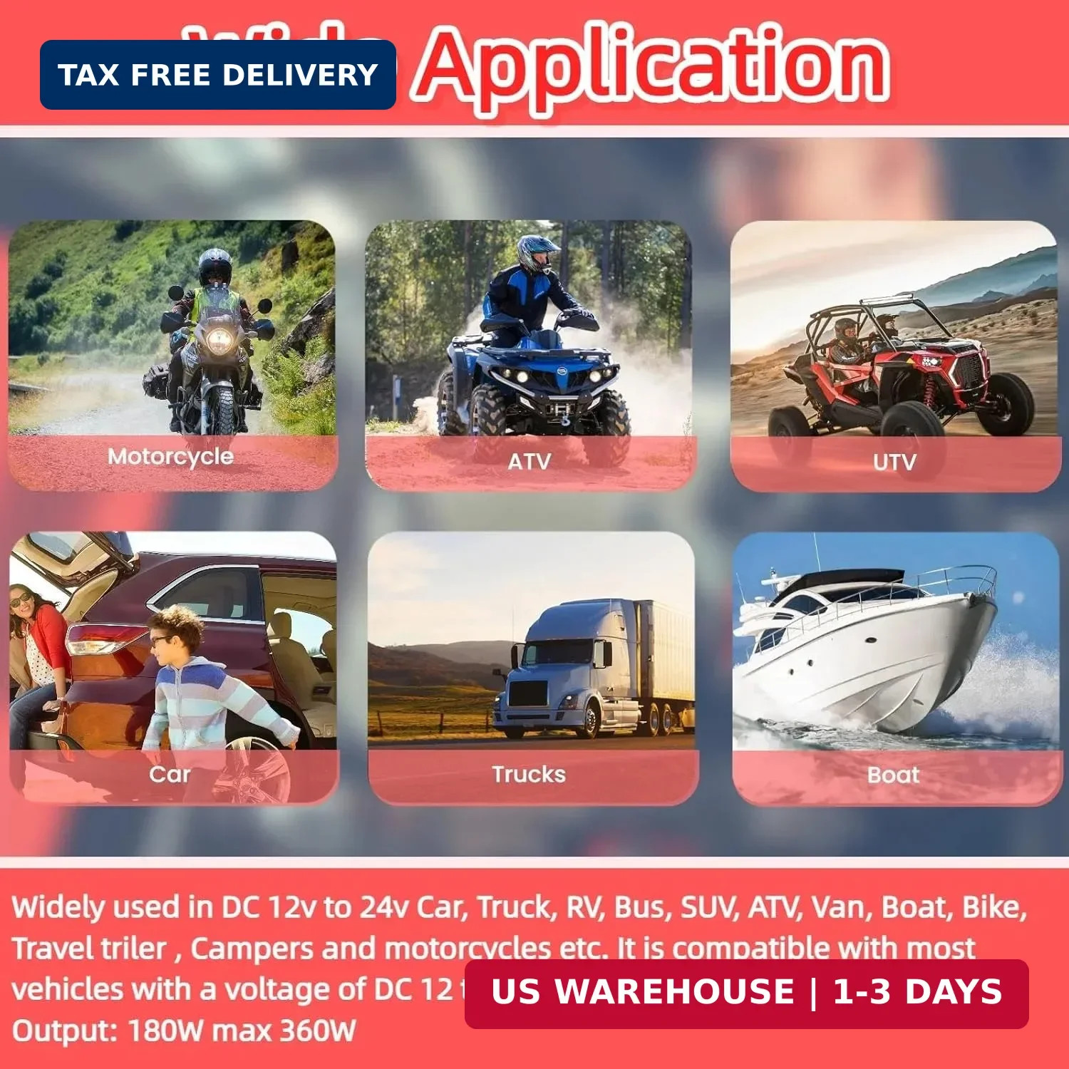 12V/24V XT60 Car Charger Suitable for Ecoflow Delta/River Car Charging Cable Car