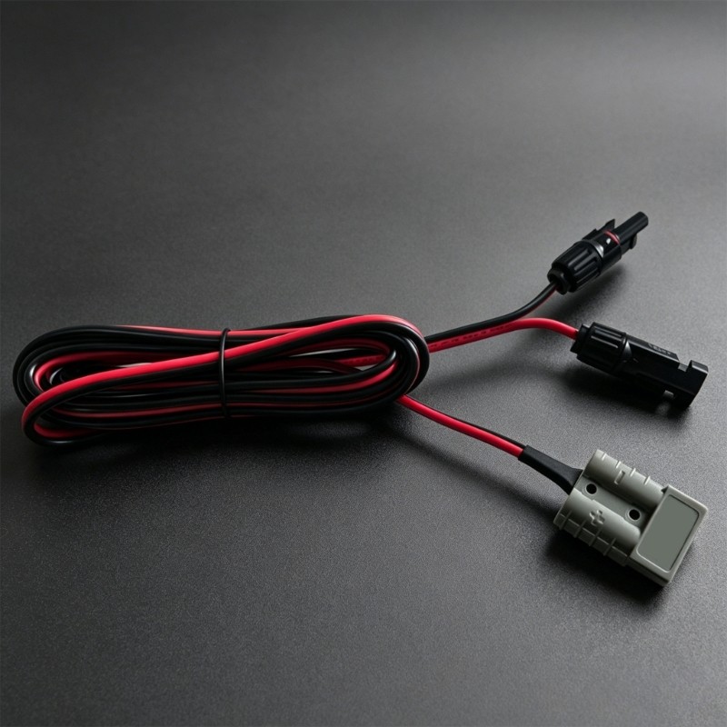 Plugs SB50 to Solar Panel Cable 12AWG PVC Copper Wire Suitable for Marine