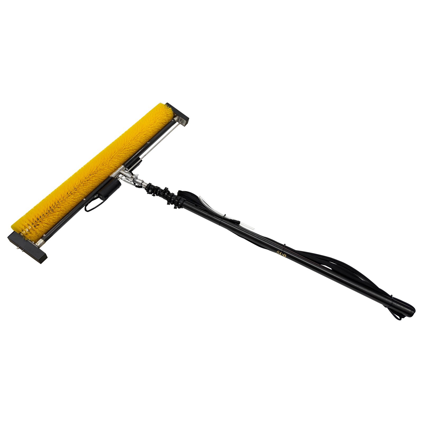 110V Solar Panel Cleaner 3.5m Pole 1.1m Brush for Roof PV System
