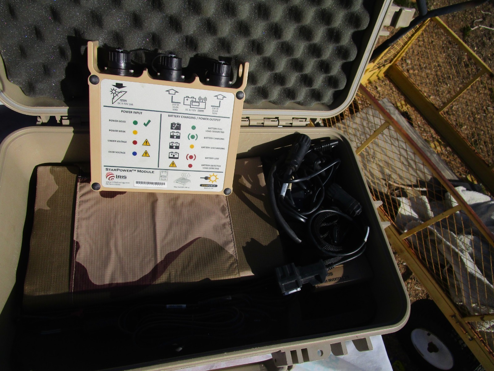 Iris Technology SPACES II Kit USMC Military Portable Solar Energy Field Power