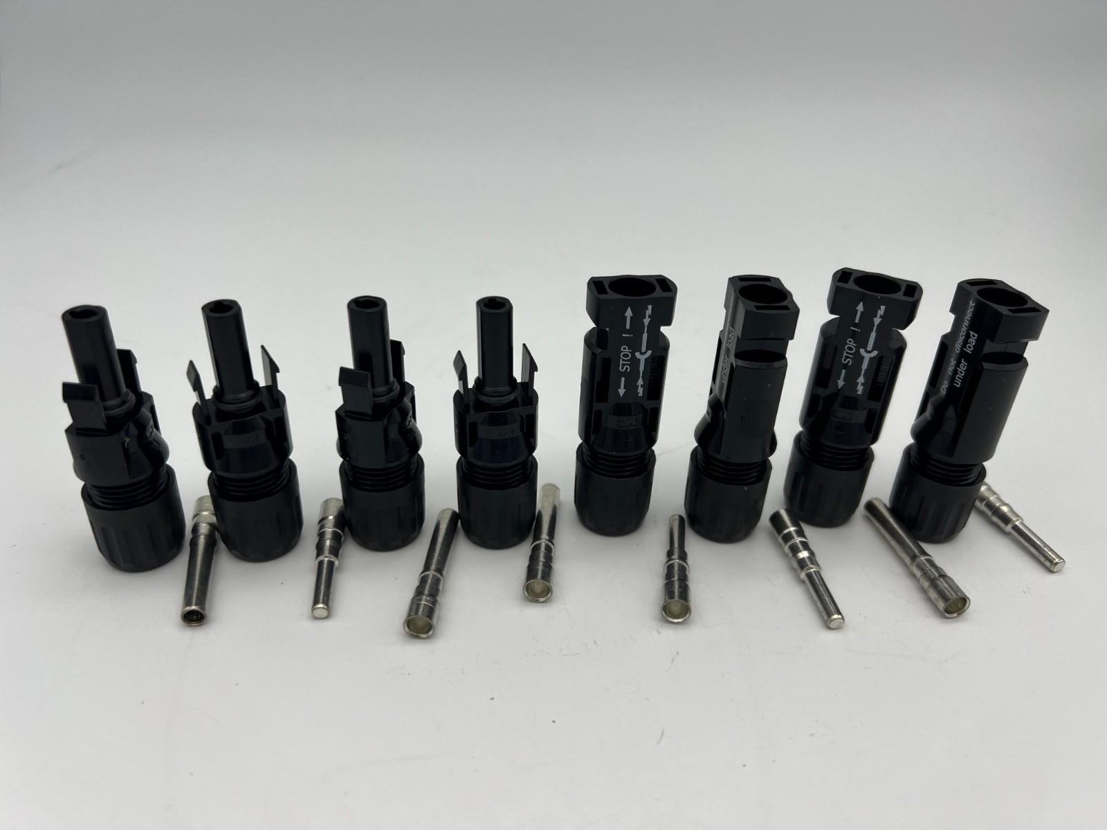 Pair connectors for PV 6 AWG wires Staubli MC4 UL listed