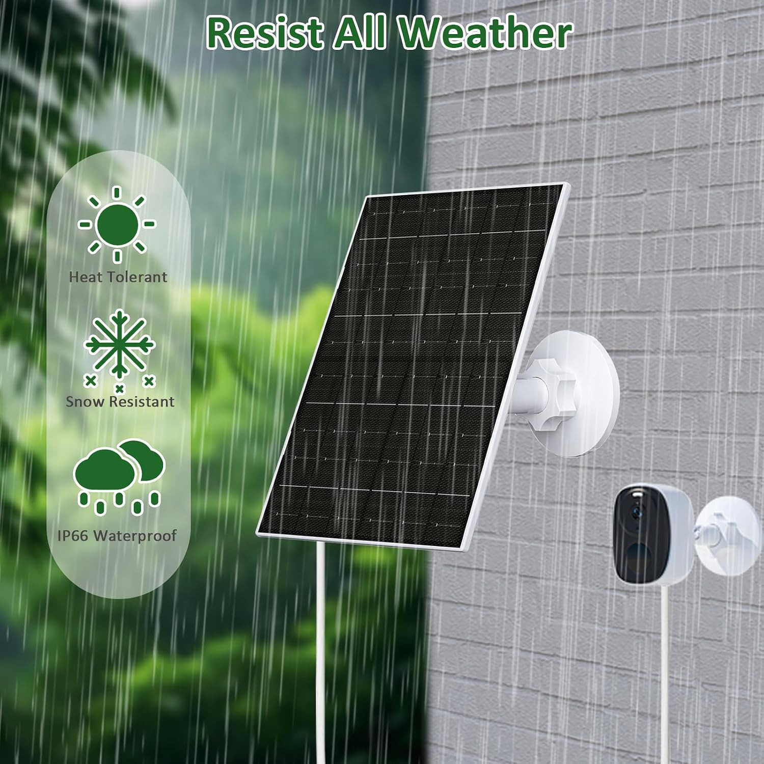 7W Solar Panel for Arlo Essential 2K , XL, Spotlight Camera | 5V Solar