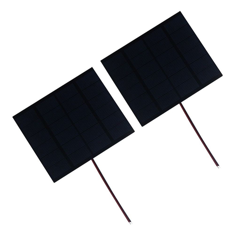 Compact 1 5W Polycrystalline Solar Panel with Wire for DIY Electrical Use