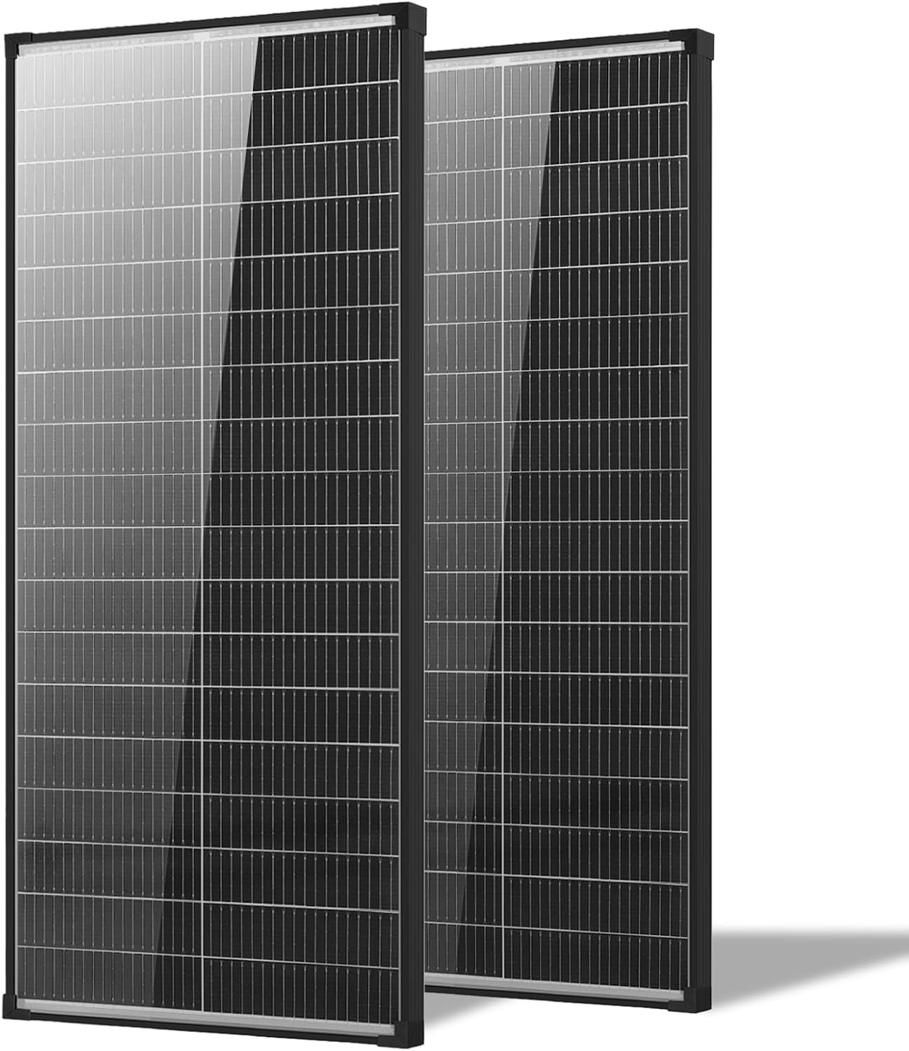 200 Watt Solar Panel,2pcs 100w bifacial solar panel,12V 18BB N-Type A