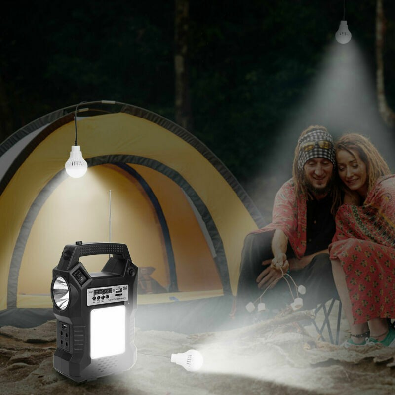 Portable Power Station Solar Generator Power Bank Outlet Camping Emergency