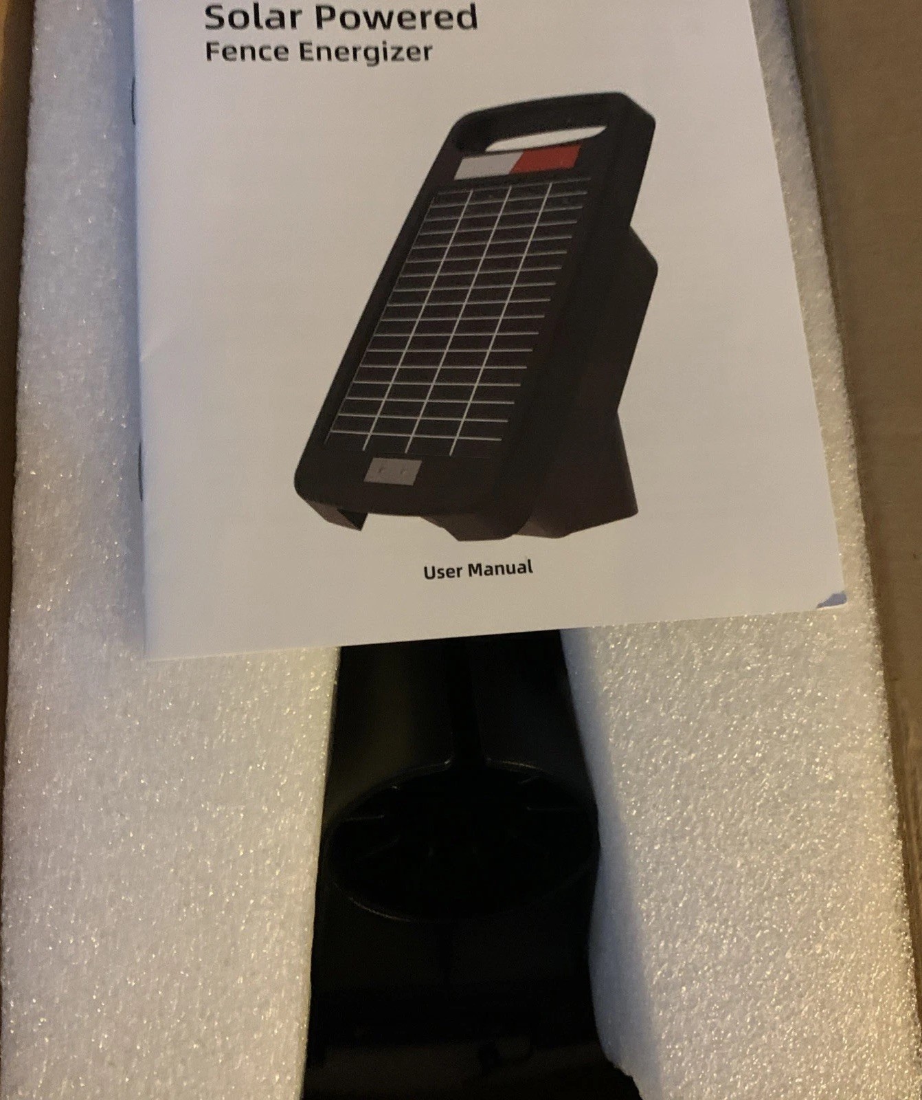 5 Miles Solar Powered Electric Fence Charger – 0.11J Output, 24/7 Day/Night Prot