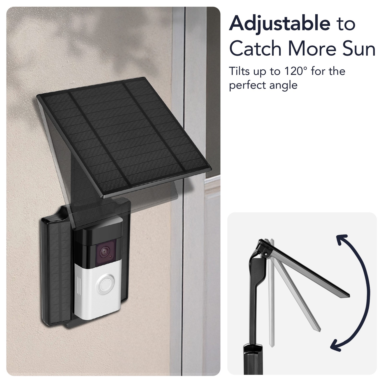 Wasserstein Universal Solar Charger – 2.5W Solar Panel Charger
