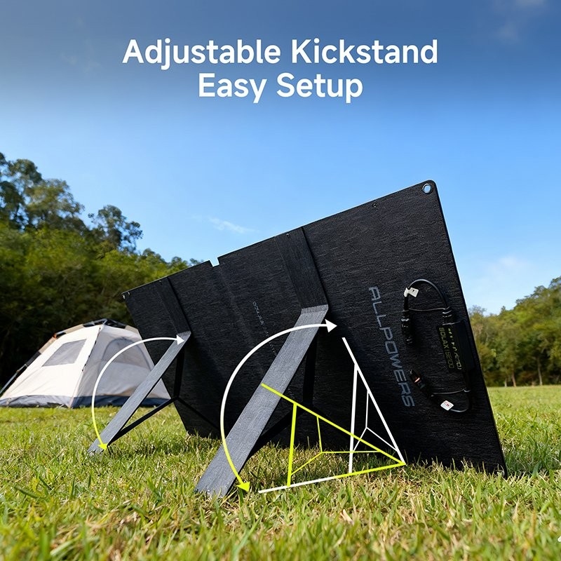ALLPOWERS 100W SP027 Portable Solar Panel Kit For Power Station Outdoor Balcony