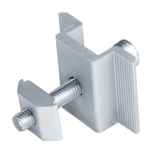 12 Pack Solar Panel Mid Clamps – Aluminum Mounting Brackets for 5/8″ to 1-7/8″ F