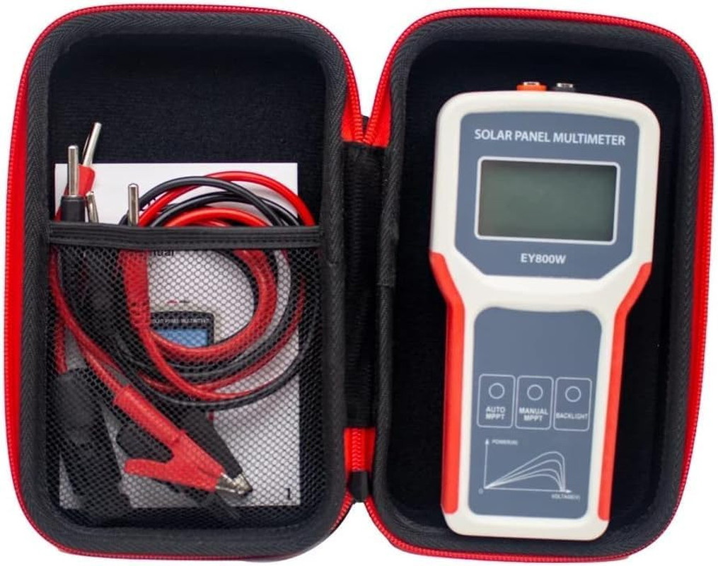 Ey800W Solar Panel Tester – Ultra LCD MPPT Meter for PV Voltage Testing