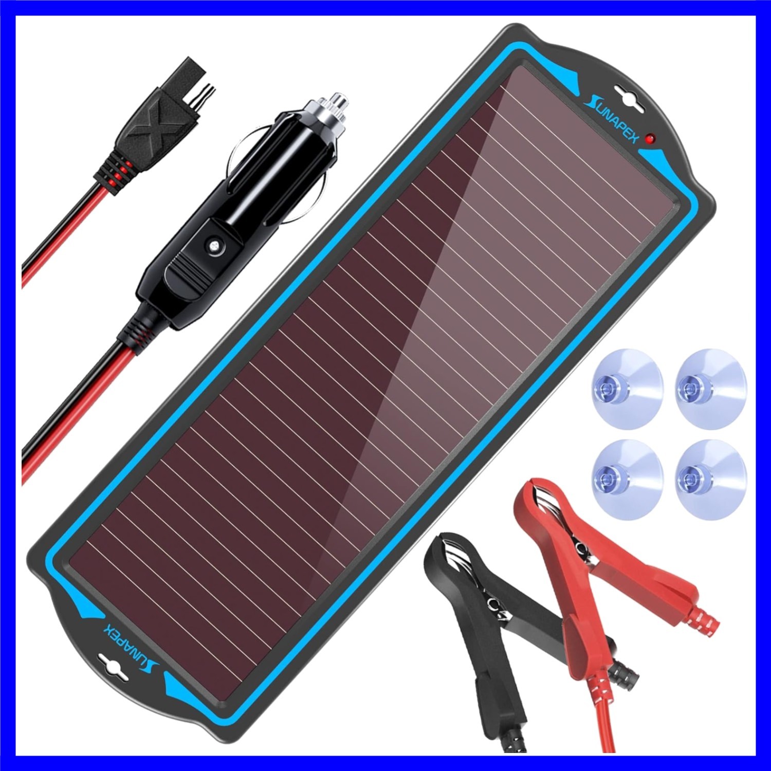 12V Solar Battery Charge: Waterproof Portable Solar Panel Kit – Battery Maint…
