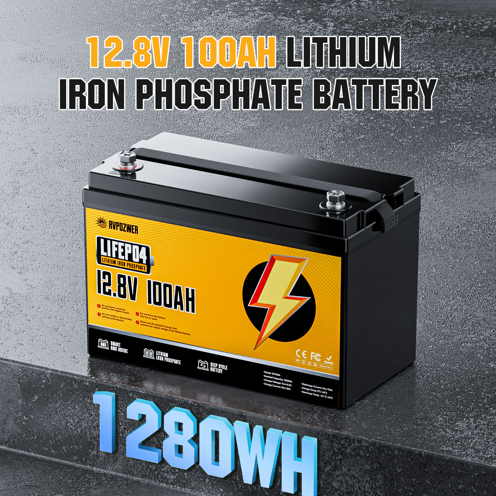 200W 400W 600W 12V Solar Panel Kit Mono Charge RV PV Home 100AH Lithium Battery