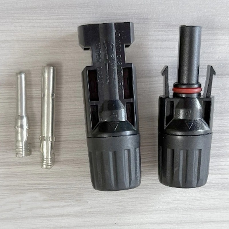 30A 1000V DC Solar Panel Cable Connectors For 2.5m㎡ 4m㎡ 6m㎡ IP67 20 Pairs