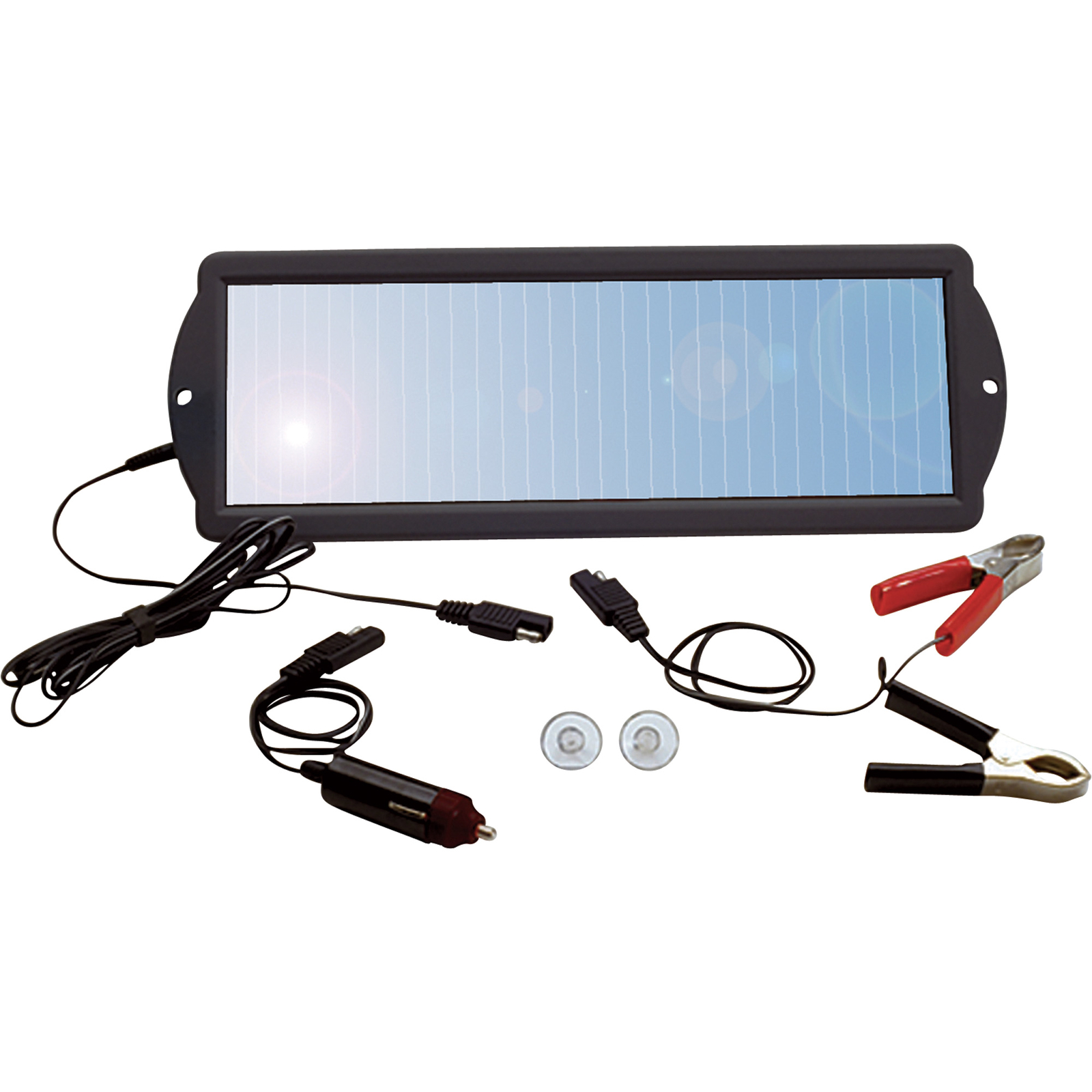 Car RV Boat 12V Battery Maintainer / Trickle Solar Charger-No More Jump Starters