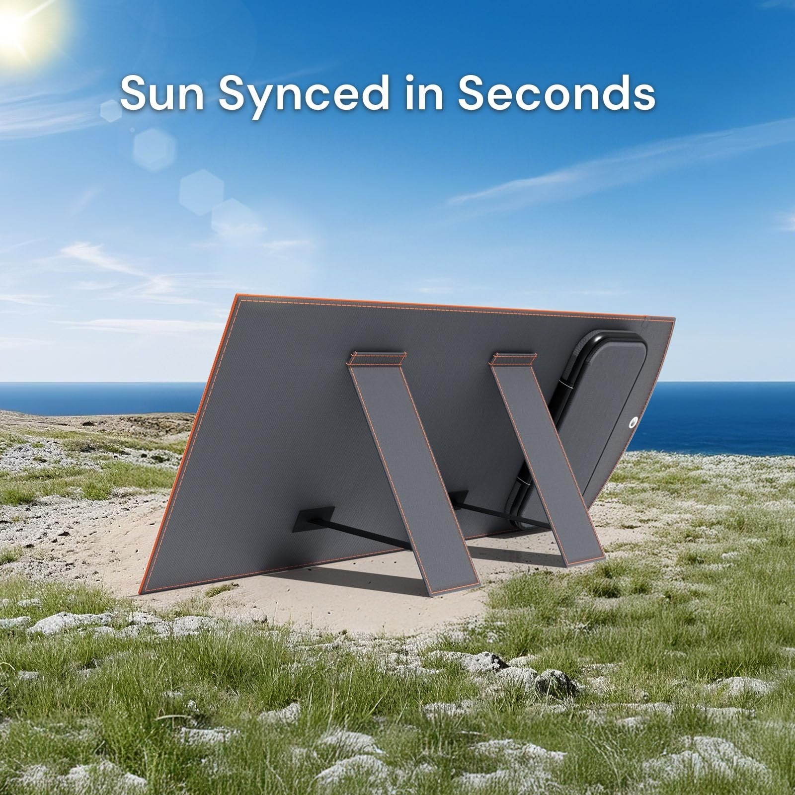 30W Portable Solar Charger, USB & Type-C Outputs, Fast Charge 2 Devices, IP67 Wa