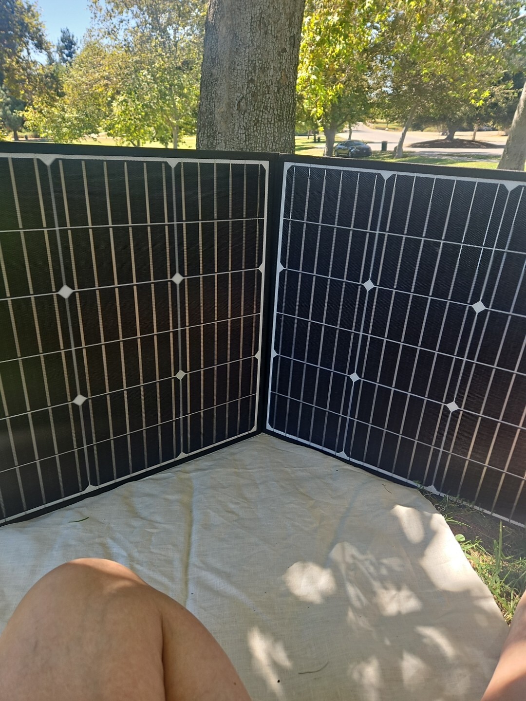 Gooloo Solar 100, 18V 100W Portable Solar Panel for Camping, Road Trip, Eme