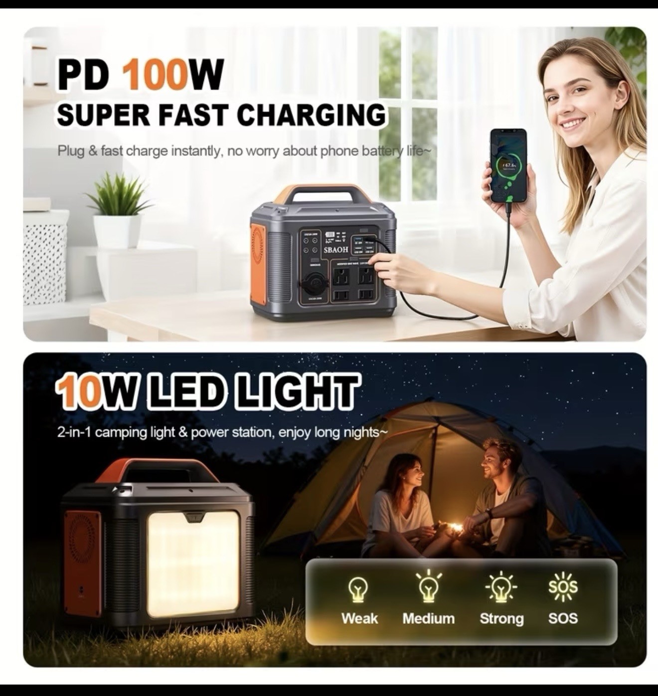 Sbaoh portable power station 300W