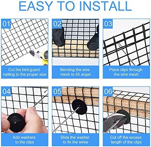Solar Panel Guard, 6in X 100ft PVC Coated Critter Guard Roll Kit for Solar Pa…