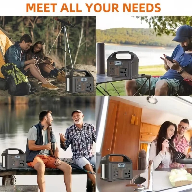 LiFeP04 Battery Portable Power Station 500W Powerstation with AC Outlets 460Wh