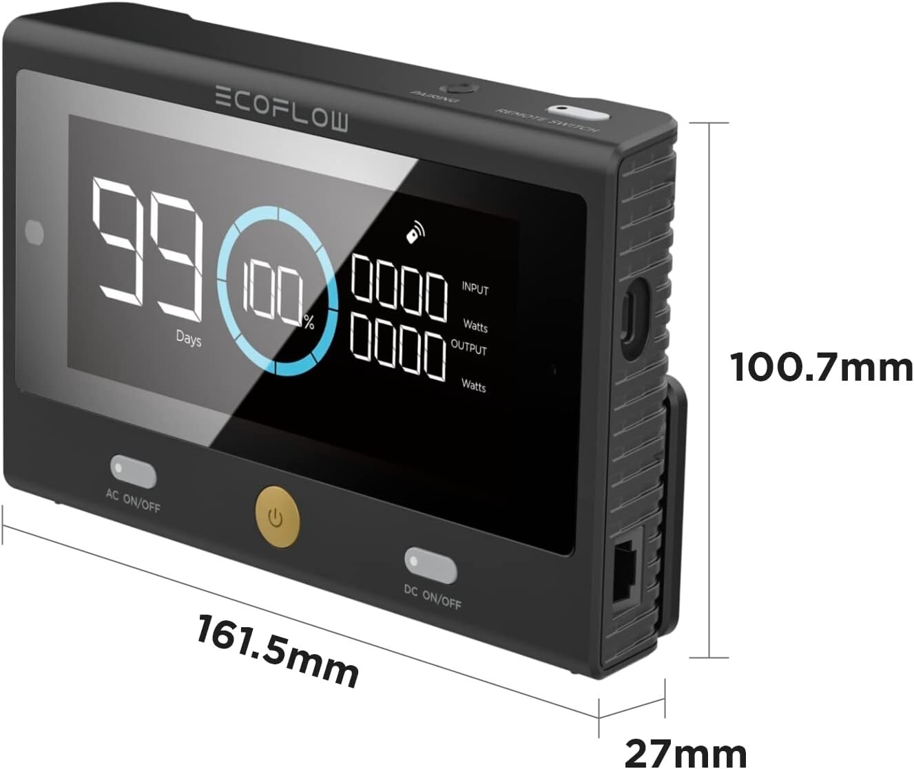 EcoFlow DELTA Pro Remote Control To Monitor with Bluetooth for Power Station