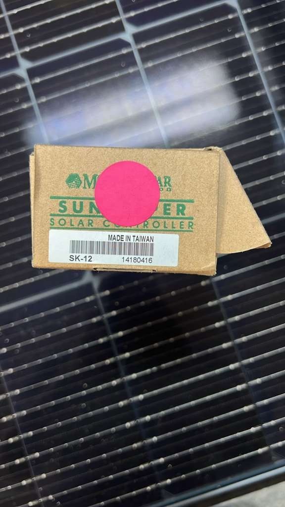 Morningstar SunKeeper SK‑12 12A 12V PWM Charge Controller – Outdoor Panel‑Mount