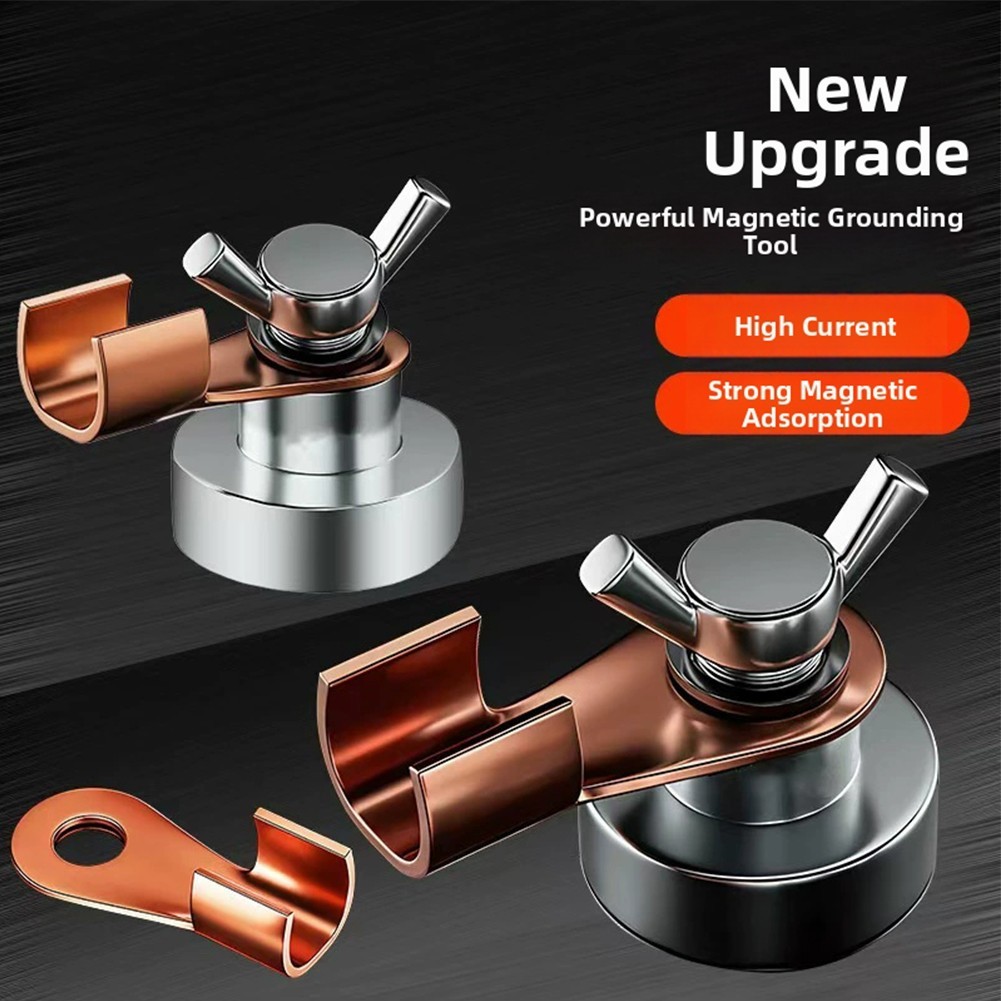 Multi-pack Available Welding Ground Clamp Magnetic Attachment Dual-size Option