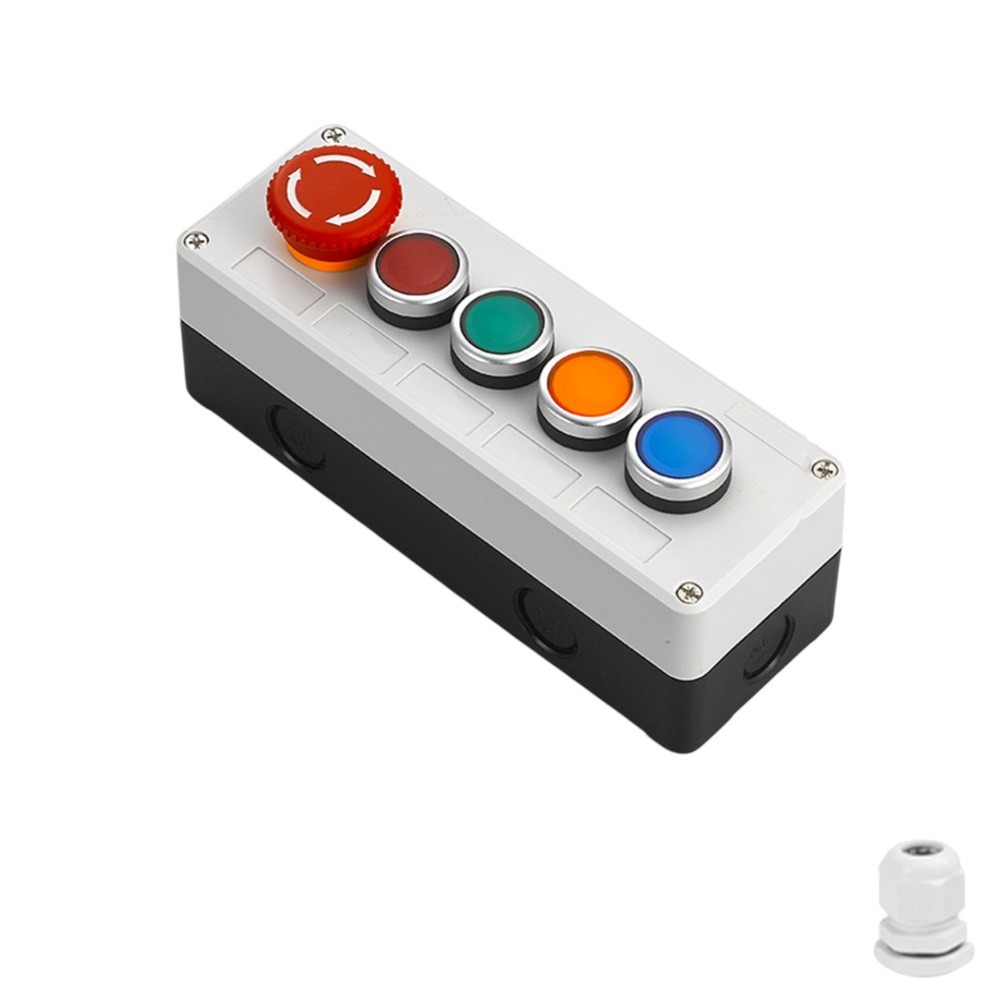 Ergonomic 22mm Inching Push Button Switch with Effective Sealing System