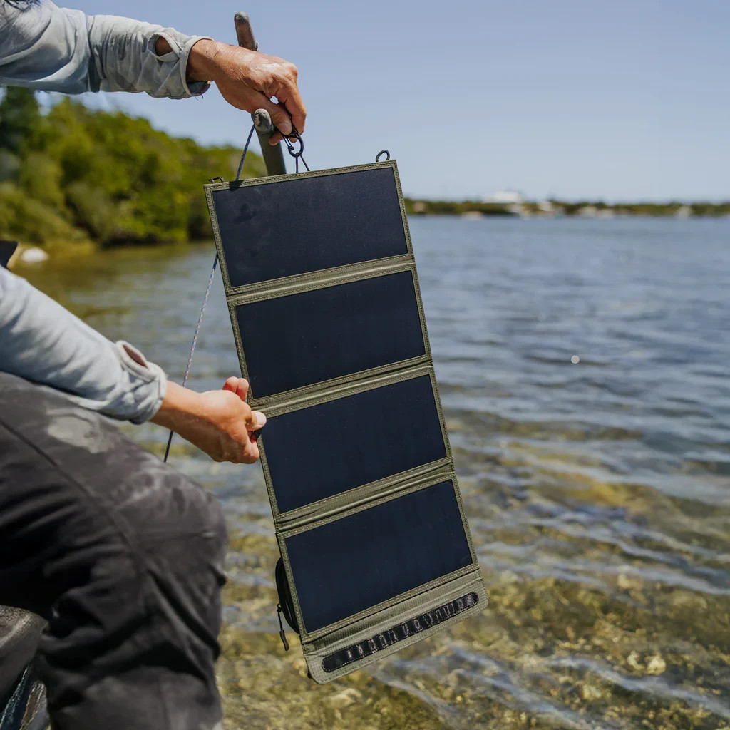 4 Panel Solar Charger -Reliable 4-panel solar charger built for camping,hiking.
