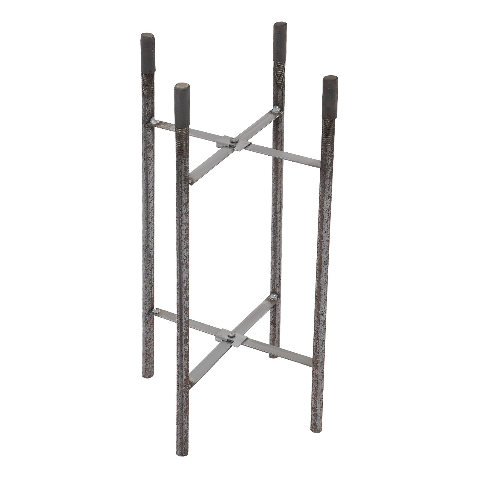 10ft Black Galvanized Steel Outdoor Parking Lot Lighting Post With Ground Cage
