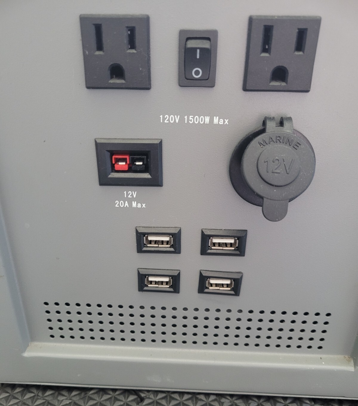 1500 Watt 30 Amp Output LiFePO4 PORTABLE Lithium Power Station Custom Marine Prd
