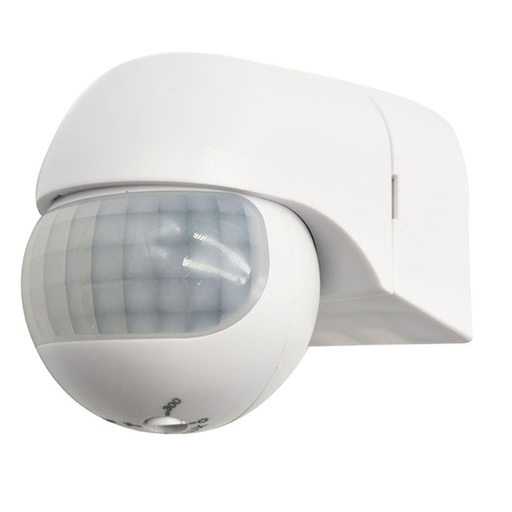Motion Detector 12 M 180° 80 X 68 X 56mm AC 110V-220V For Indoor And Outdoor PVC
