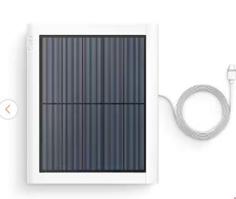 Ring Solar Panel for Ring Spotlight Cam Battery/Stick Up Cam Battery – White …
