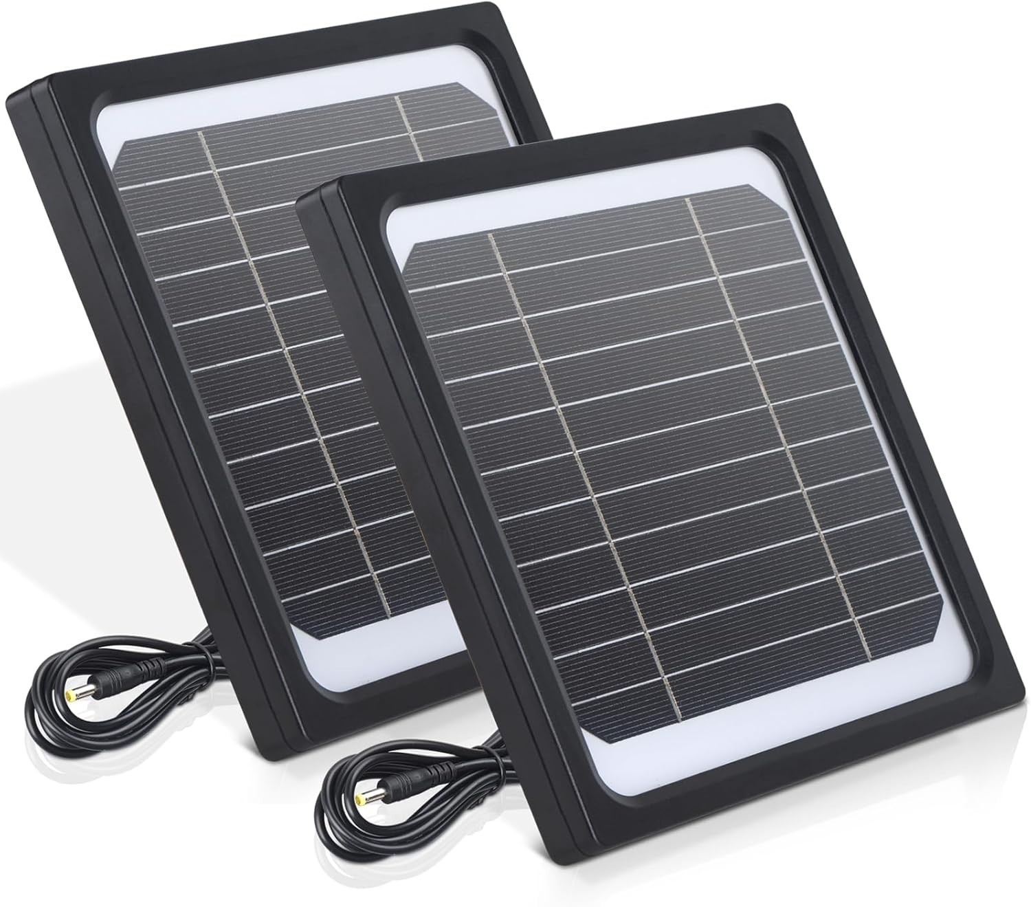 5W 12V Solar Panel for Trail Camera – Waterproof Solar Charger Kit with 5200m…
