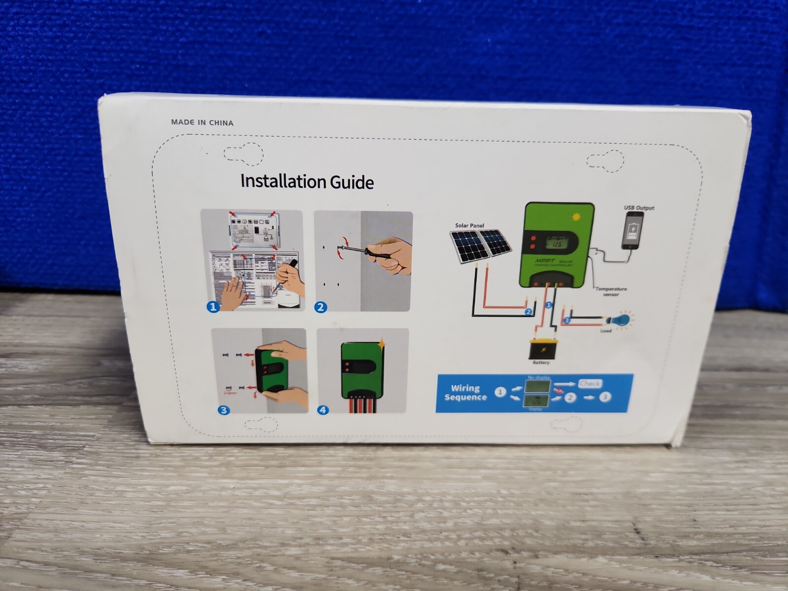 20A MPPT Solar Charge Controller 12V/24V Automatic Maximum PV 75V TD2207-BT