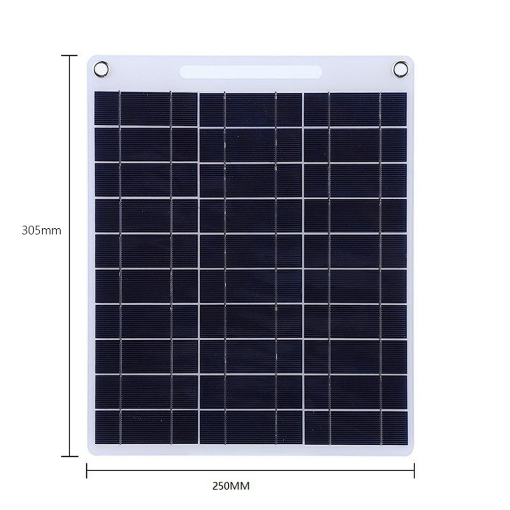 1X(60W Solar Panel Portable 5V Dual USB Fast Panel Kit Travel Phone O2S4)1458