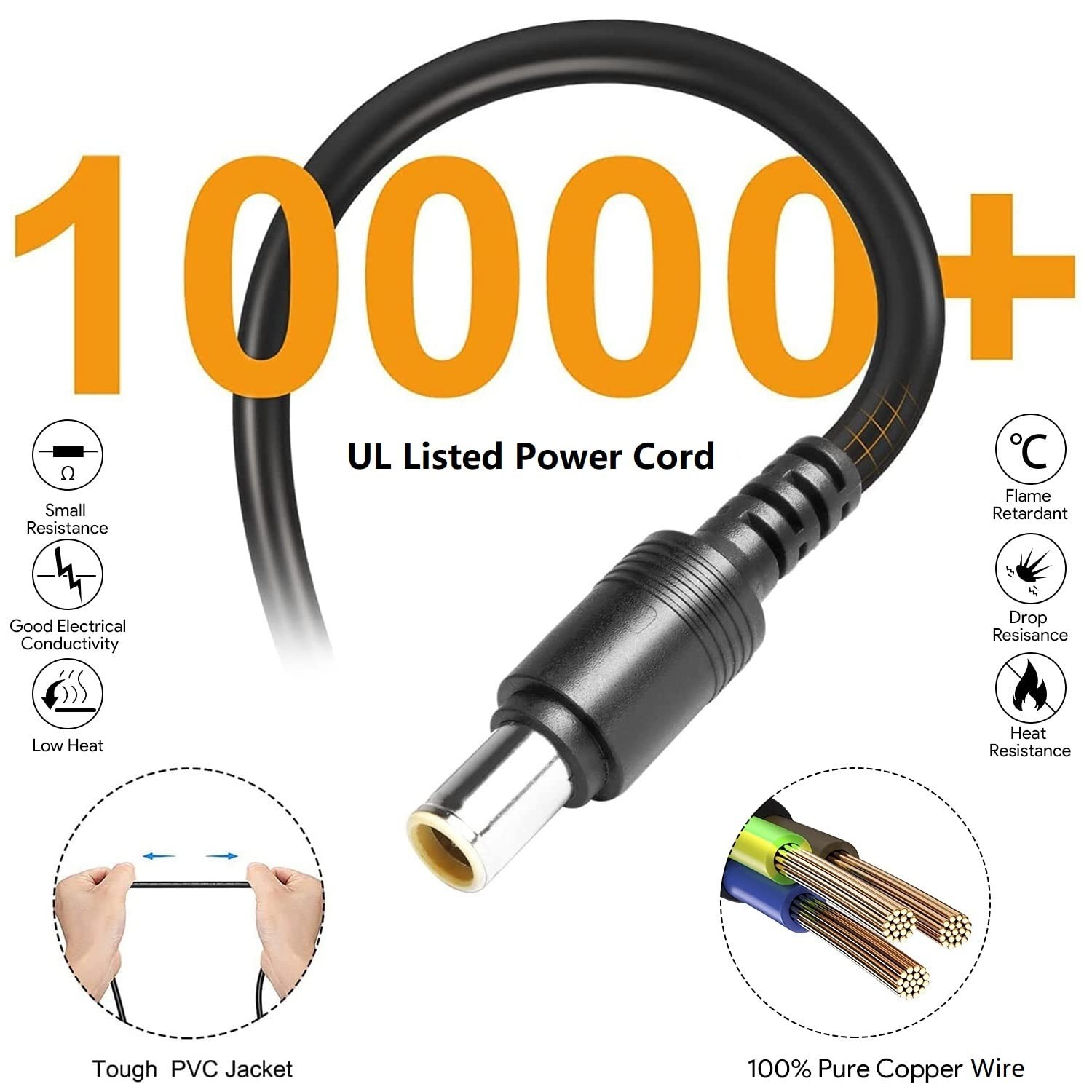 for Jackery 160/240/290 Charger,65W AC Adapter for Jackery Explorer 160/240/2…