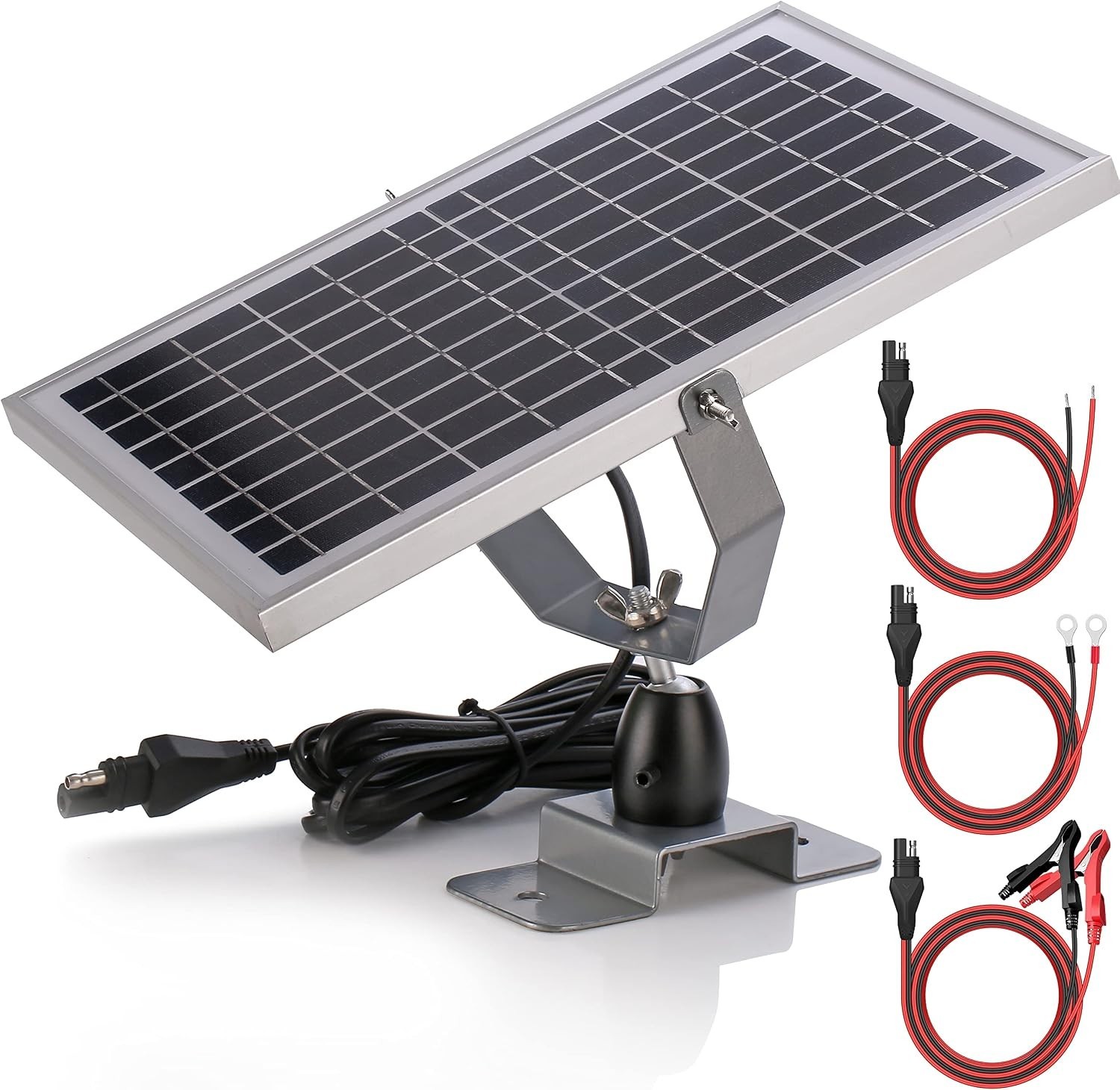 10W Solar Power Charger with Smart MPPT and Safety Protections – For RVs & Boats
