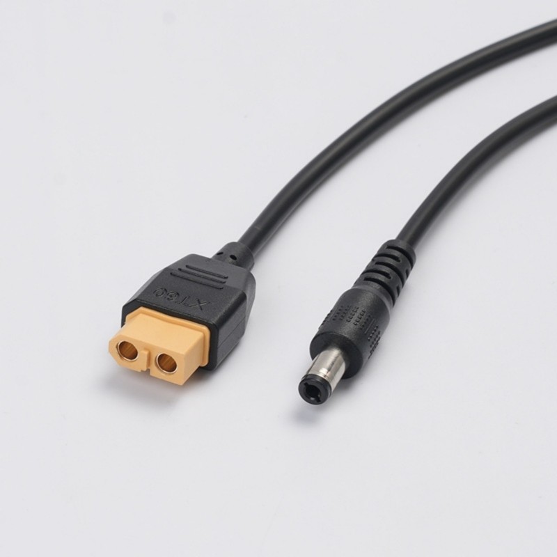 DC5521 to XT60 Power Adapter Cable 27cm Long for Efficient Current Transfer Male