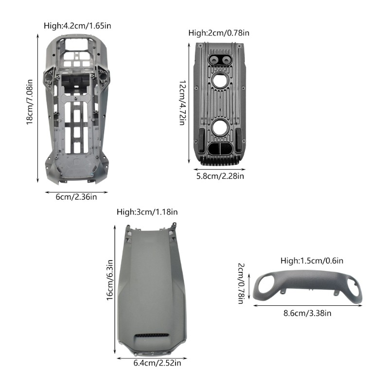 Replacement Shell Sleeve For Quadcopter Plastic Aluminum Alloy Protective Frame