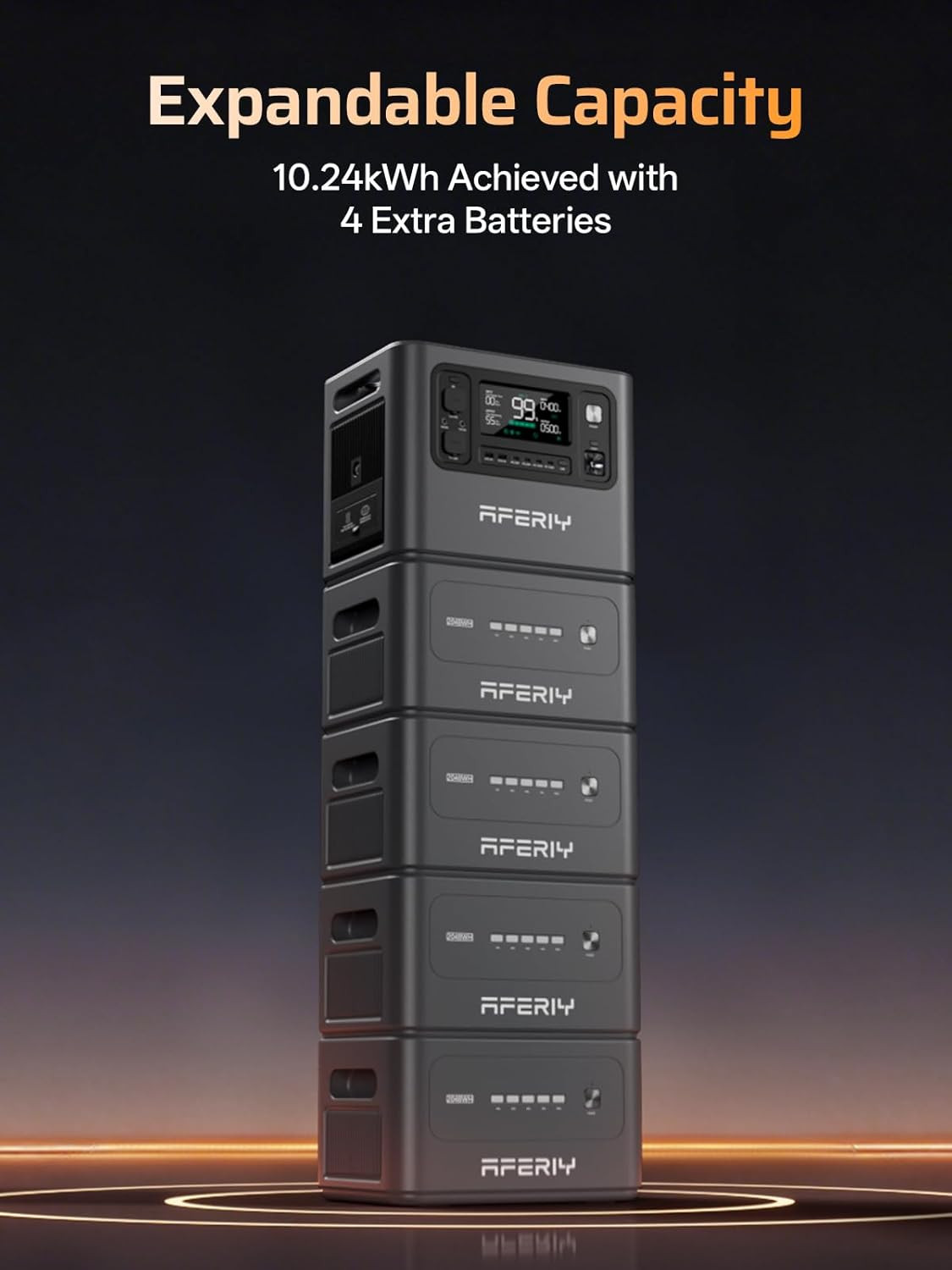 P280 Portable Power Station 2800W (Peak 5600W),2048Wh Lifepo4 Battery,Expandable