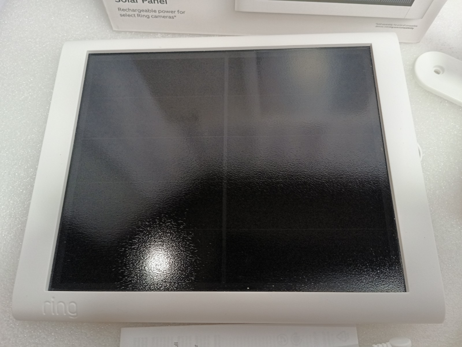 Ring 2nd Generation Solar Panel for Select Ring Cameras White USB-C NEW/OPEN BOX