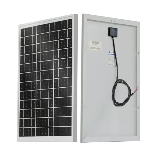 Solar Panel 18V Monocrystalline Waterproof Panel for Charging 12V Battery 25W